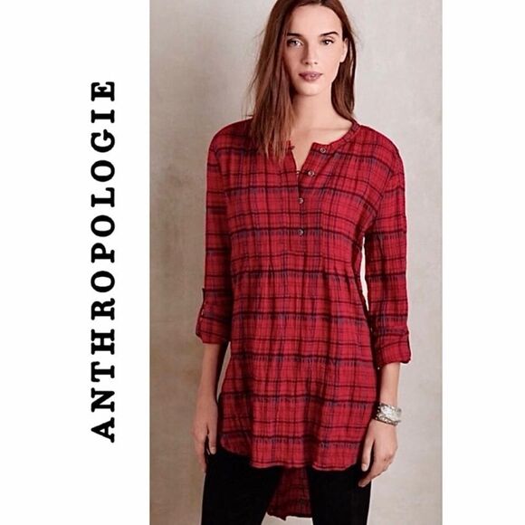 Like New Anthropologie Holding Horses HalfPenny Tunic - Picture 1 of 5